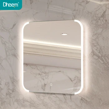 
IP44 Demister Dimming and CCT Adjustable Lighted Cosmetic Sensor Mirror 