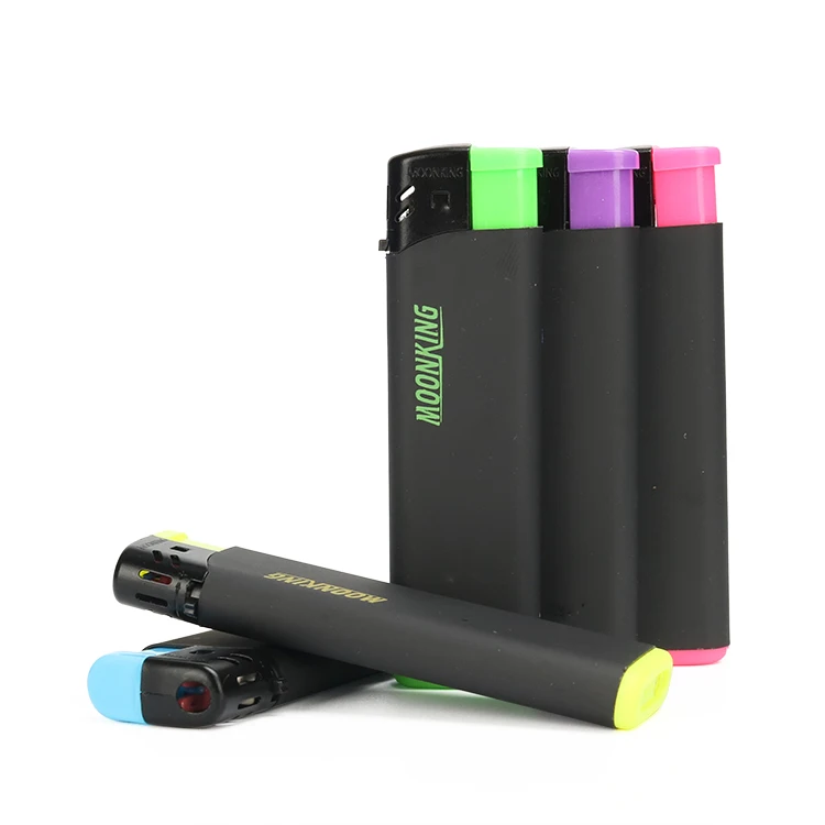 lighters custom logo electric lighter disposable cigarette butane gas recharge lighter