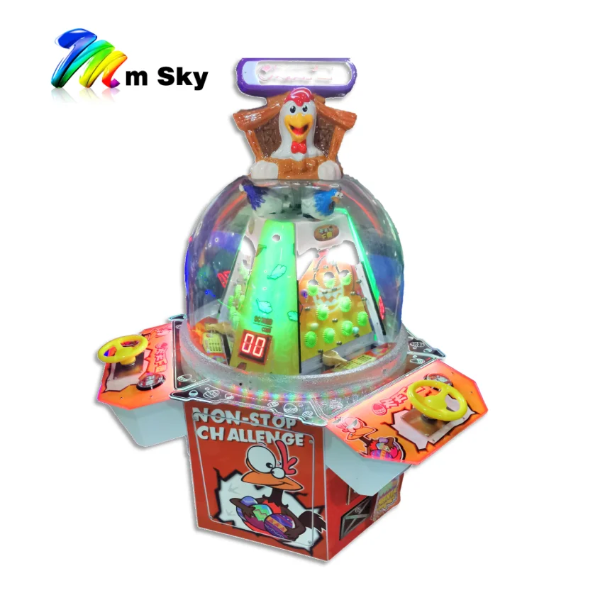 2023 New Coin Pusher Arcade Machine 3-Player Plastic Catching Ball Game Supermall Kids Amusement Equipment for Sale