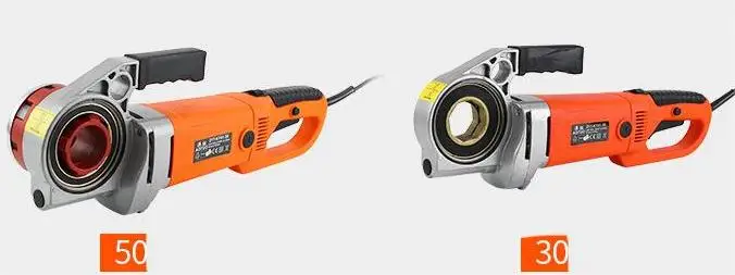 Hand-Held 30 Electric Wire Sleeve Machine Convenient Power Pipe Threader for Galvanized & Iron Pipe Sleeving 4 Points -2