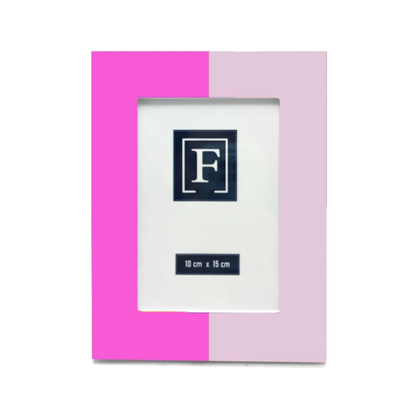 new design simple style decorative photo  frame 4*6  high quality painting wood frame sublimation wooden picture frame A4