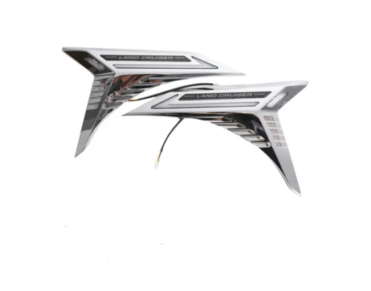 Exterior Accessory Car Fender Flare Stickers for Prado/Land Cruiser 2018 2019 2020 Fender Light