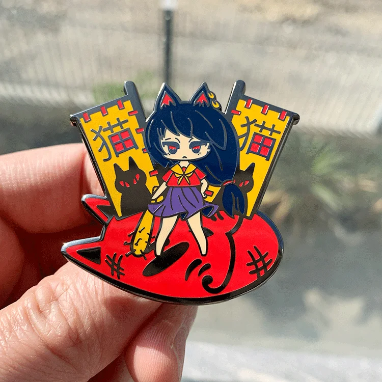 Shuanghua Low Minimum Order Quantity Oem Cartoon Anime Pin Pins Enamel With