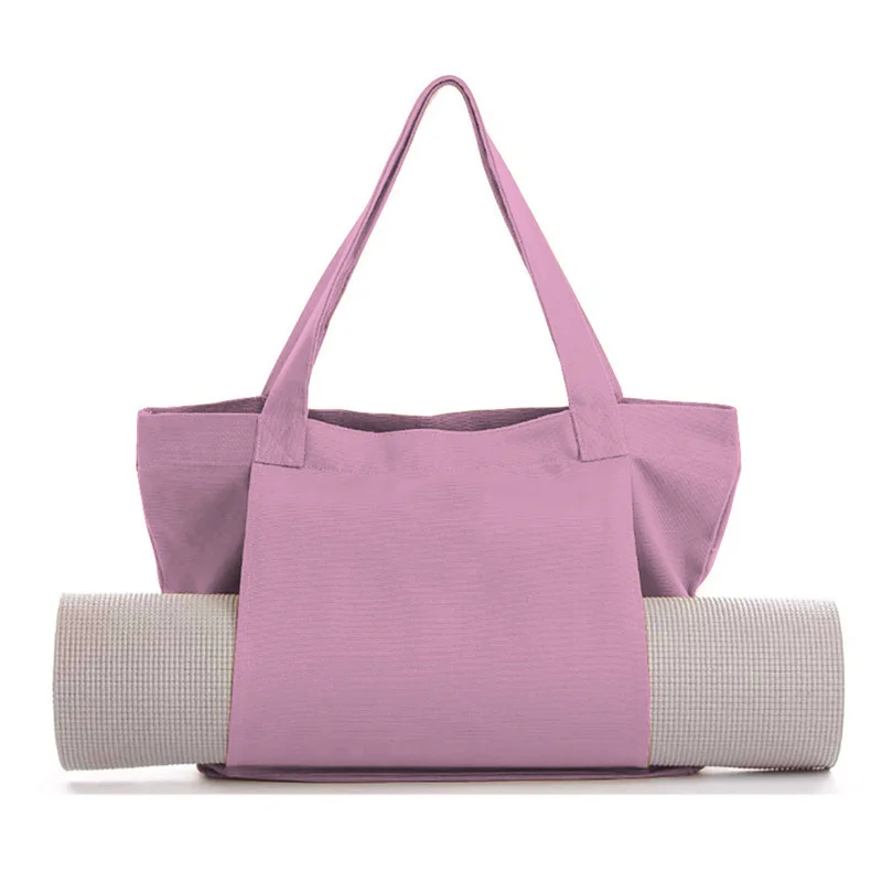 Custom Logo Large Capacity Nylon Fabric Bag Design Breathable Comfortable Daily Carry Yoga Tote Bag with Logo