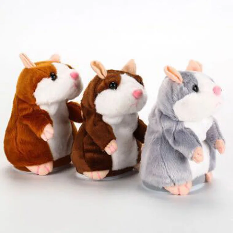 
Hot new style plush toy hamster cute walking record for Kids talking hamster 