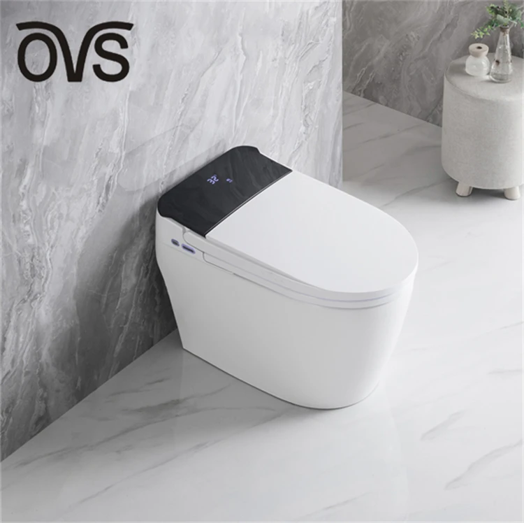 OVS Hight Quality One Piece Ceramic Bathroom Biden Intelligent G5 Smart Intelligent Toilet
