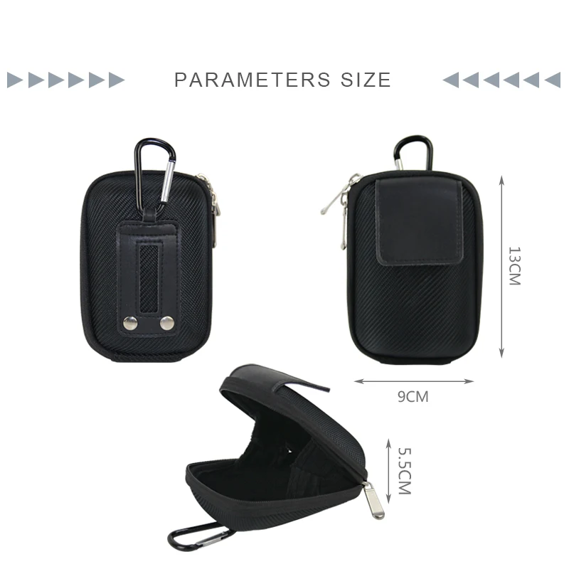 Durable Custom New Design Shockproof Golf Rangefinder EVA Case With Carabiner