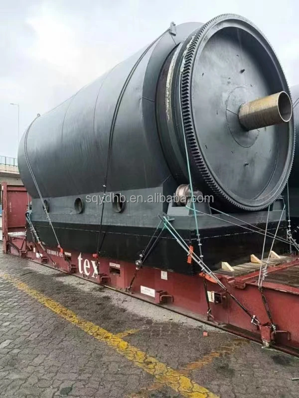 Top technology waste tyre recycling machine to oil