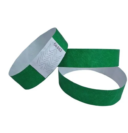 Cheap Custom Events Festival Wrist Band One Time Use Bracelet Paper Tyvek Wristband