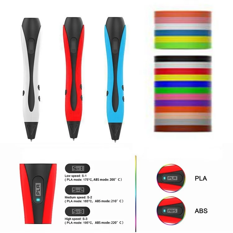 3D Pen Printer Kit 3d Pen Professional Printing DIY 3D Drawing Pen Educational Toy