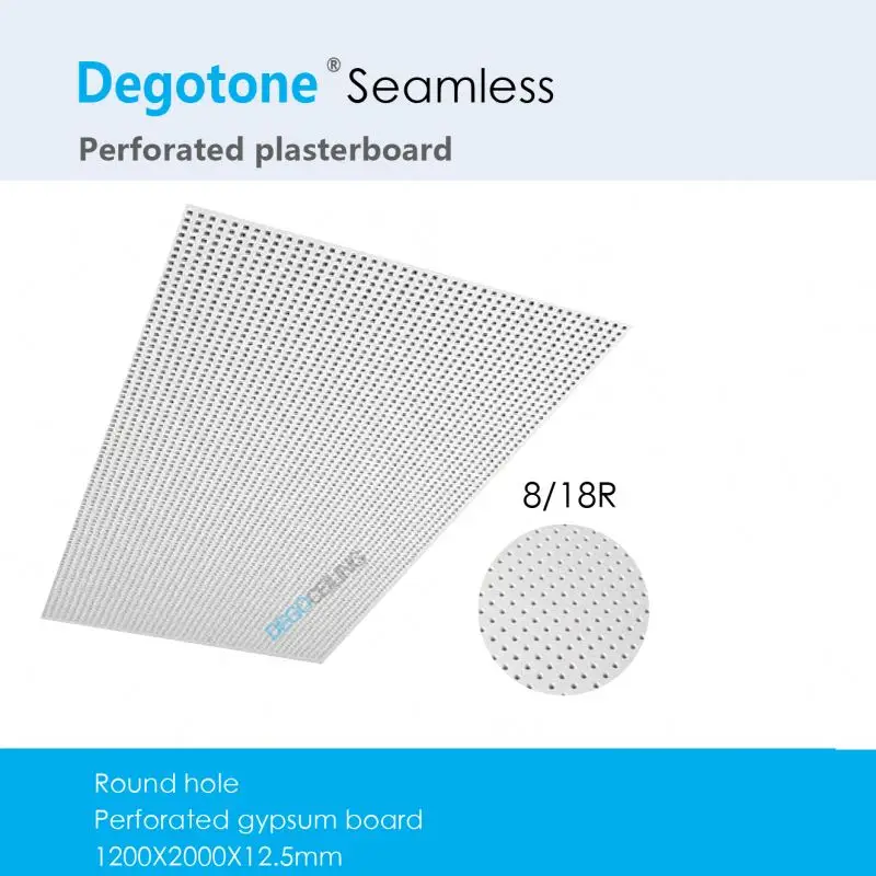 Plasterboards Perforated Gypsum Panels Plasterboard 1200x2400mm