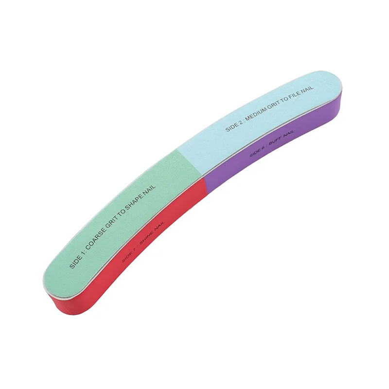 New High quality Professional branded hard foam Nail Sanding Files Polish Buffer Block for Manicure Pedicure