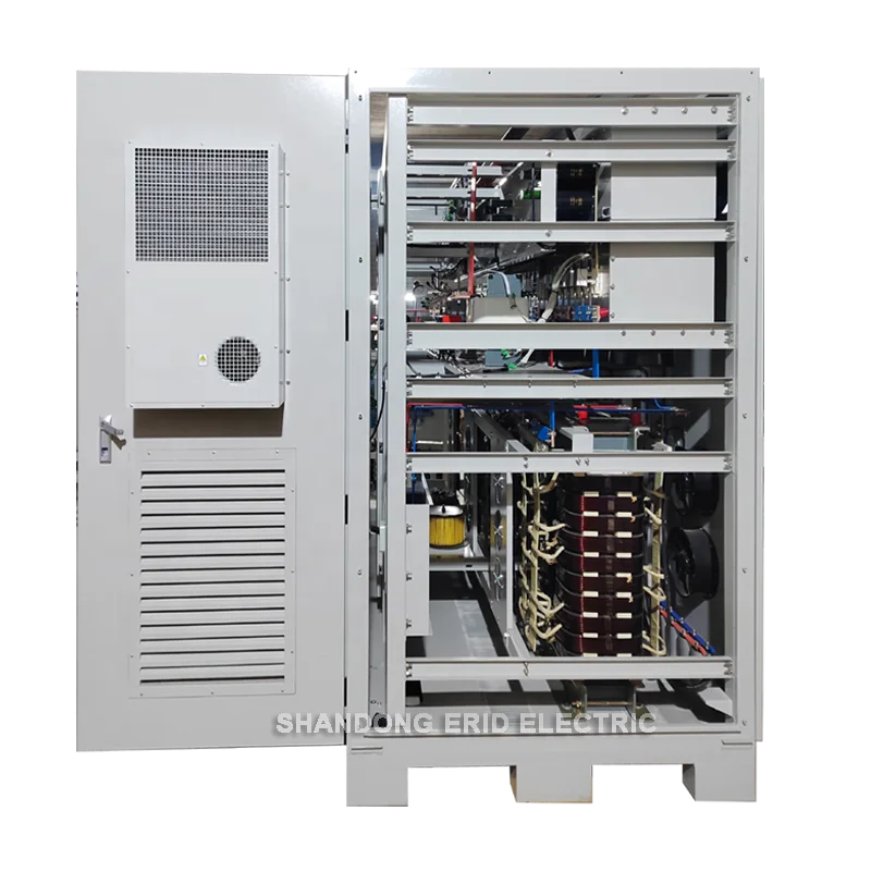 60kva 115v 400 Гц источника электропитания 3 фазы 48kw статический