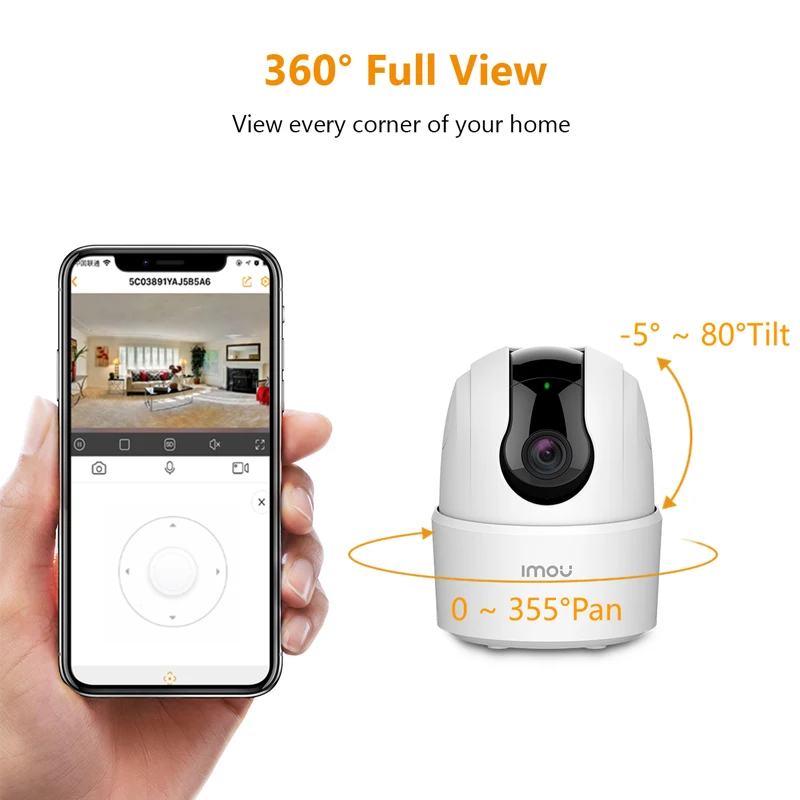 Imou IPC-TA22CP Ranger 2C 1080P Wifi IP Camera Imou Wireless 360 2MP Baby Monitor