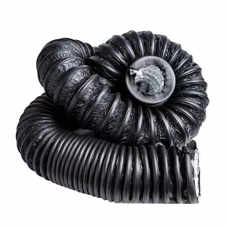 Quality Assurance Central air conditioning ventilation duct PVC double-layer composite pipe PVC aluminum foil ventilation hose