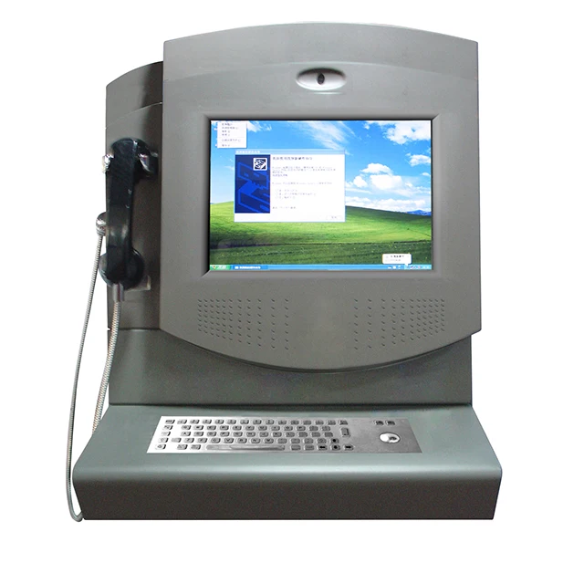 OEM/ODM self serve desktop payment Kioks with cash recycler card dispenser metal keyboard