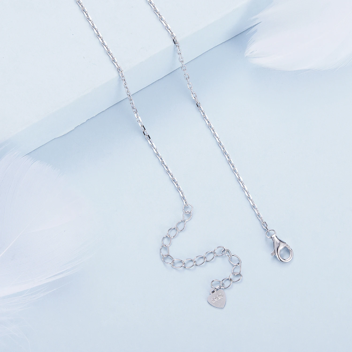 Exquisite personalized sun and moon necklace s925 sterling silver platinum plated jewelry necklace