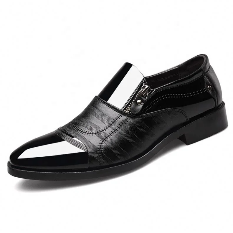  Sapatos Pakaian оптовая цена черные кожаные туфли новая модная Высококачественная Итальянская Классическая мужская обувь под