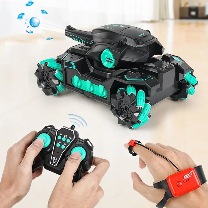 Игрушки Tempo бак с пультом дистанционного управления 2 4G игрушка радиоуправлением Водяная бомба танк радиоуправляемая детский автомобиль