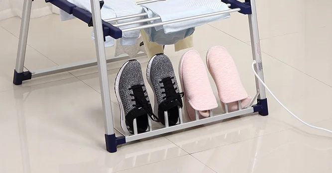 
SHARNDY household 3 tier clothes drying rack free standing clothes airer rack electrically drying clothes dryer 