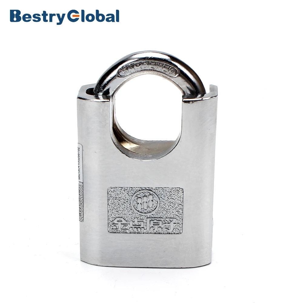 
BestryGlobal High Quality Portable Stainless Steel Chrome Polished key padlock garage door lock key 