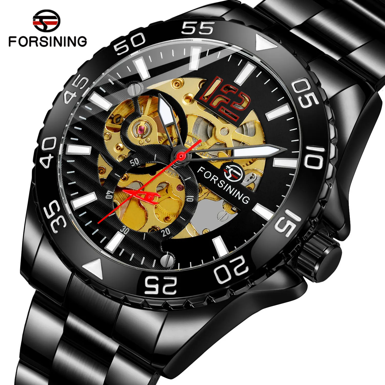 2023 relogio forsining watch montrepourhomme ben nevis uhren  Wristwatches Stainless Steel Automatic mechanical watches for man