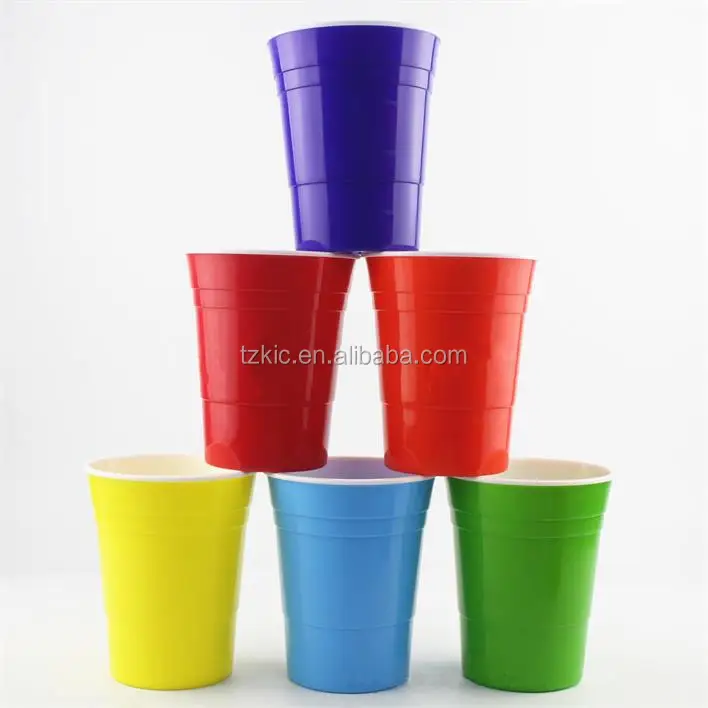 Double Color Plastic Party Cup