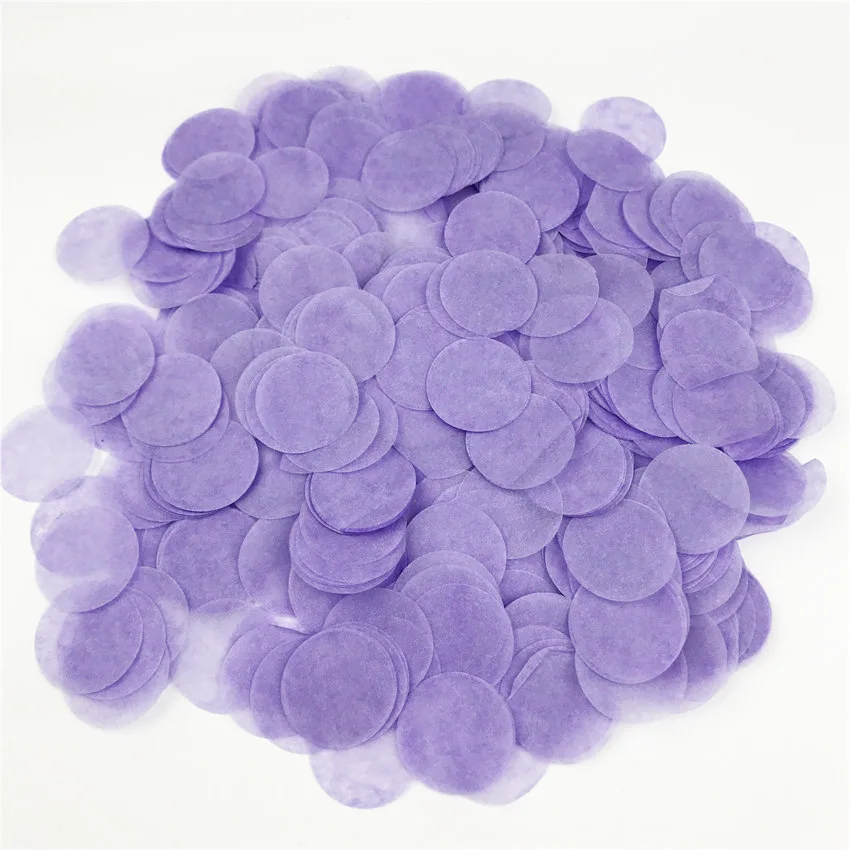 Multicolor Round Shape Colorful Party Wedding Scatter Paper Tissue Confetti For Bobo Balloon Filled