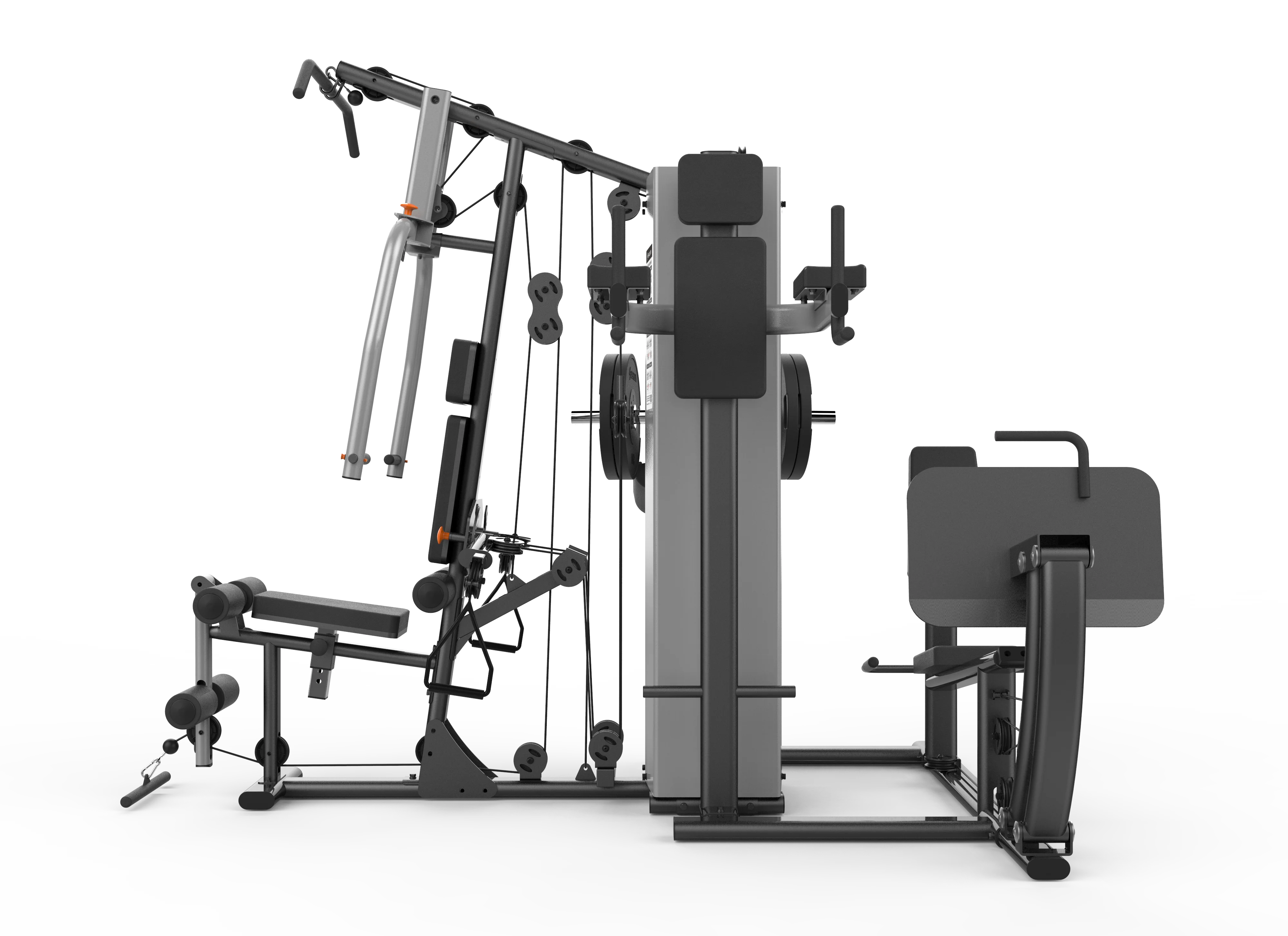 SHUA SH-G5205 Multiple Station Gym and home fitness equipment 4- stations equipment supplier and manufacturer