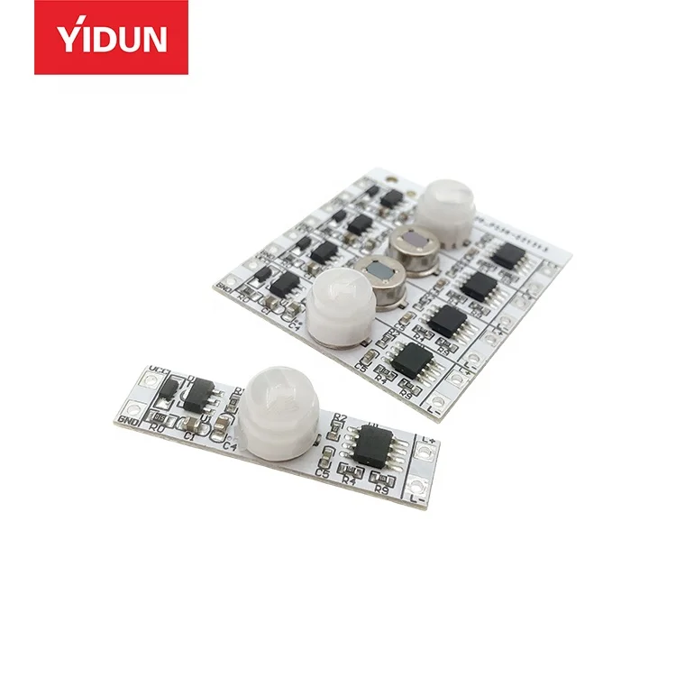 YIDUN Mini LED Strip PIR Infrared Ray Motion Sensor Body Switch Automatic Intelligent Lighting Detector Dimmers DC 12V Input