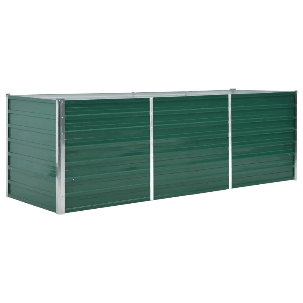 R045 240x80x77cm Garden Raised Bed Big Steel Box Outdoor Metal Gardening Planter Pots Fruit Flowers