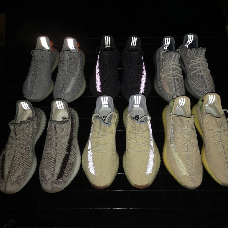  Оригинальные качественные белые 1:1 на заказ yeezy 350 v2 1 500 с коробкой дропшиппинг слайды для детей бега женские мужские кроссовки