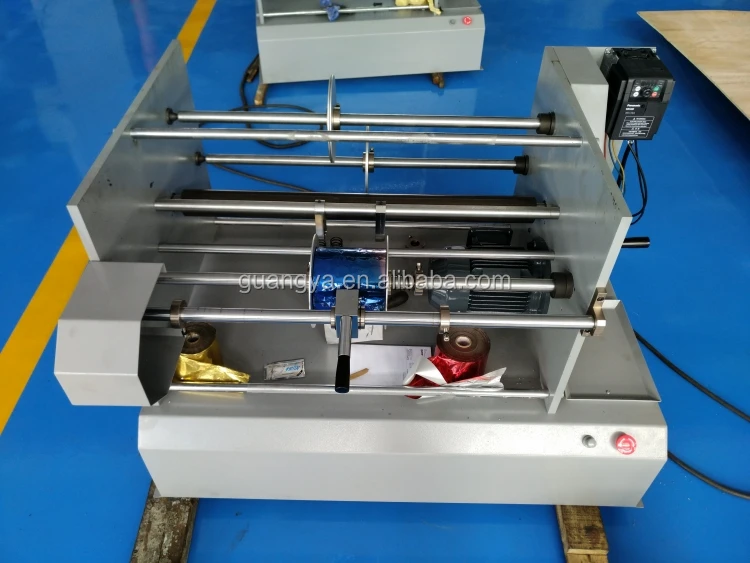 Aluminum Hot Stamping Foil Cutter Foil Slitting Cutting and Rewinding Machine