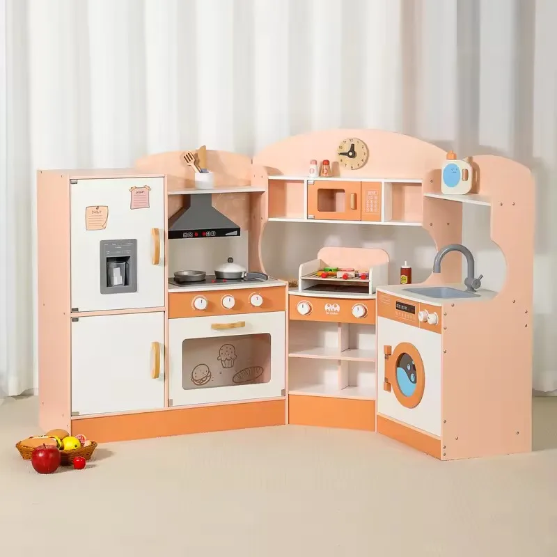 Многофункциональные детские деревянные кухонные игрушки из бука