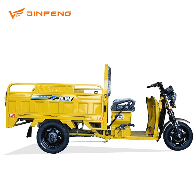  JINPENG Горячая продажа Электрический трехколесный велосипед 3 колеса ev высокая грузоподъемность грузовой для рынка