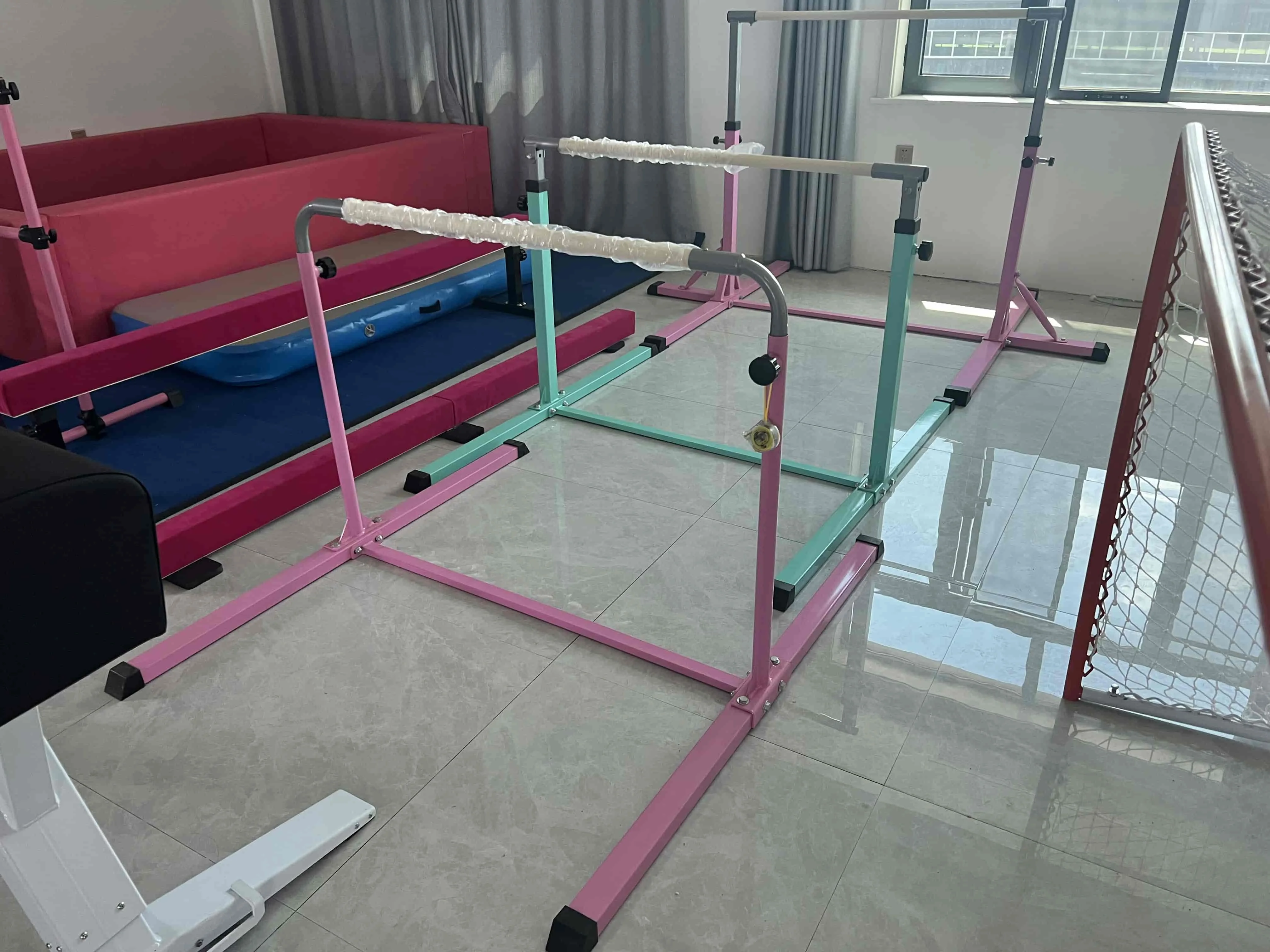 Kids Gymnastics Bars for Home Gymnastic Equipment Adjustable Junior Training Gymnastics Horizontal Bar