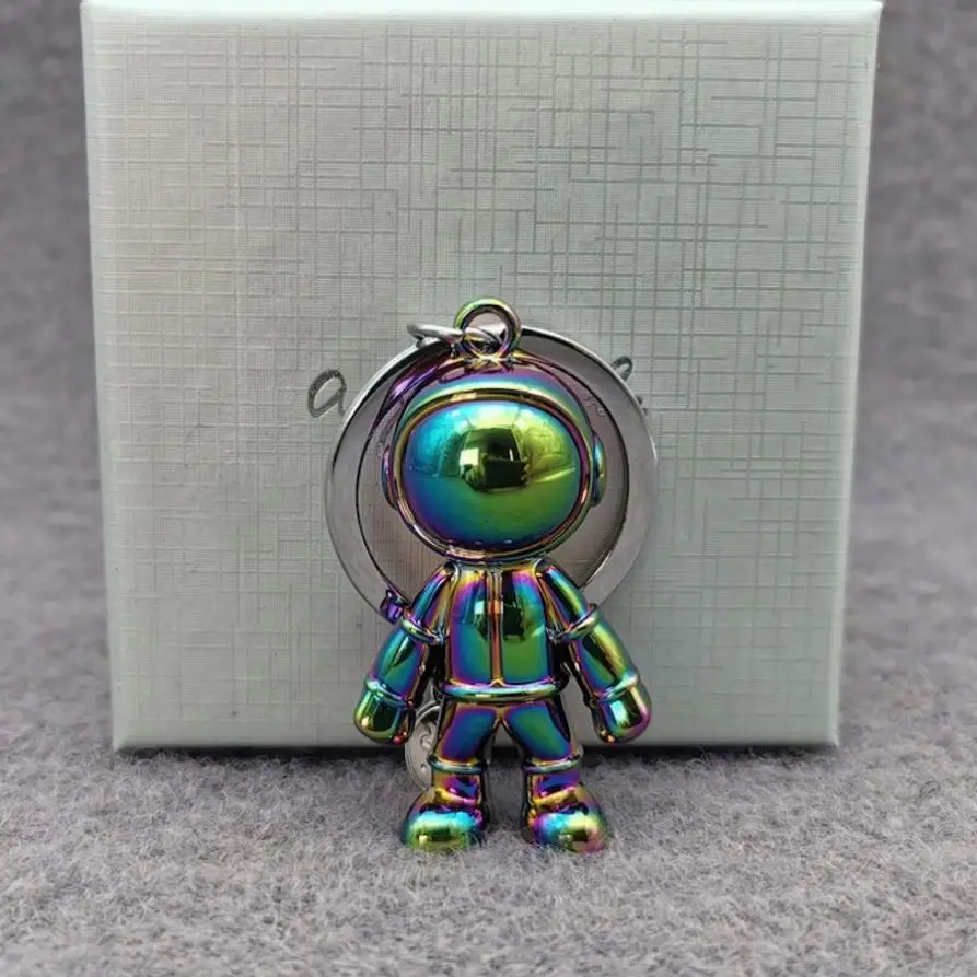 Factory No Moq Wholesale 3D Souvenir Keyring Bulk Creative Astronaut Key Chain