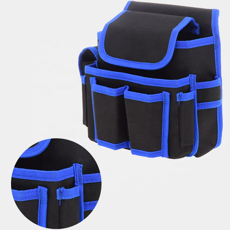 Wholesale Custom Electrician Garden Waist Tool Bag For Work Adjustable Length Gear Single Side Pouch Multi-Functional 600 D