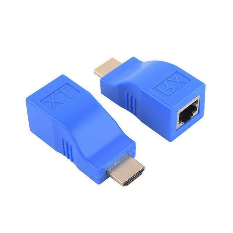 HDMI в Cat5e Cat6 RJ45 преобразователь 4K 1 4 V удлинитель 1080P