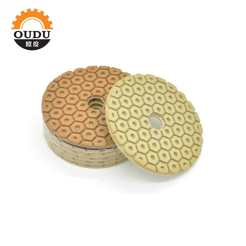 Premium Hybrid Wet Polishing Pad For Diamond 4 Steps Polishing Pads Marble Abrasive tool