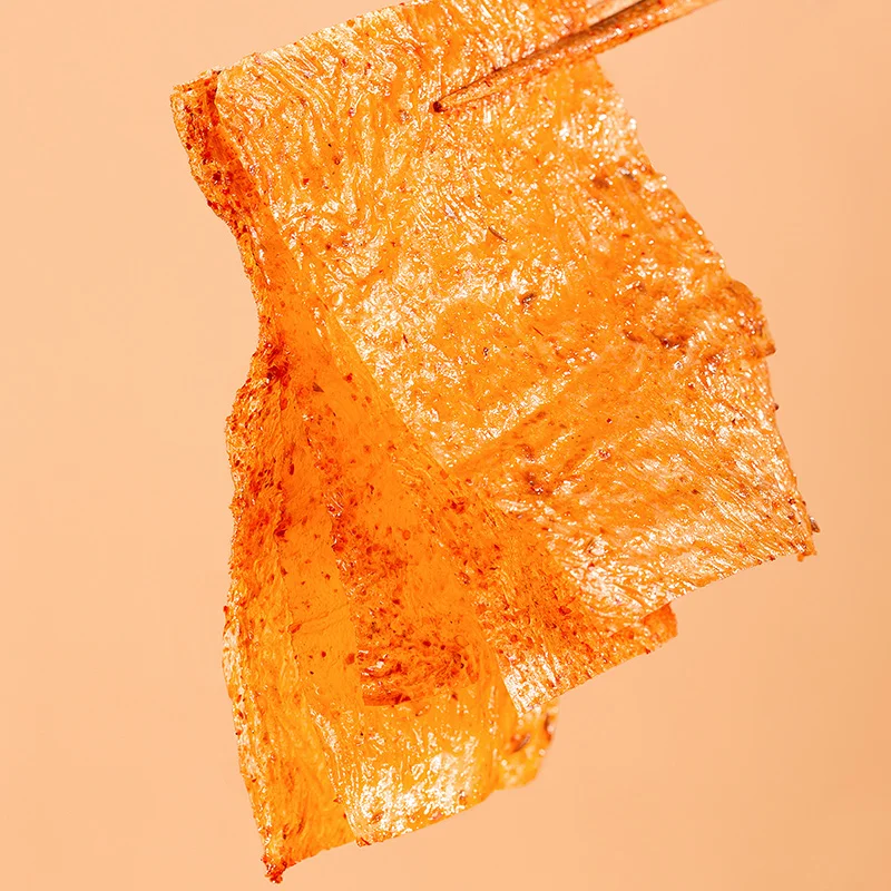 
148g Genji Soybean Products List Old-Fashioned Big Spicy Slice Classic Bean Curd Snack Spicy Strips 