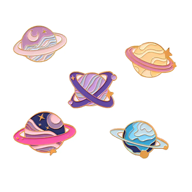 Promotional Metal Pin With Backing Card Packaged DIY Custom Design Metal Enamel Lapel Pin Customised Badges