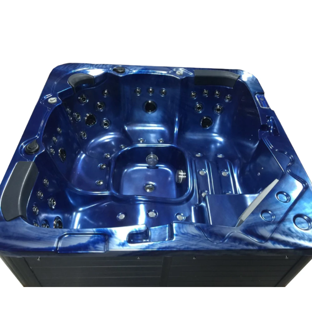 Outdoor swim soaking whirlpool freestanding acrylic massage spa bathtub