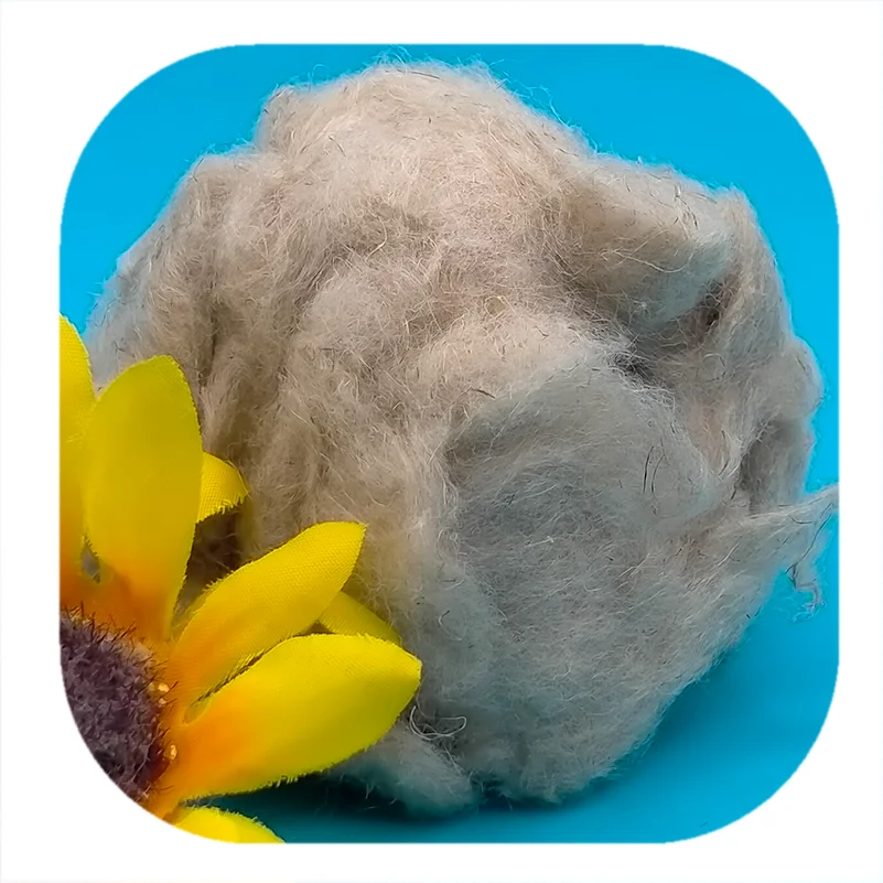 Hemp Material Natural Color 100% Flax Fiber for Blended Spinning