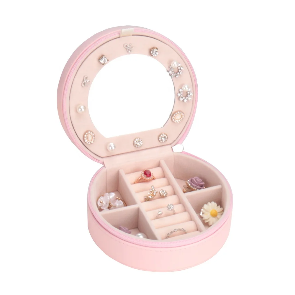 BMD зеркальная шкатулка для путешествий женский подарочный набор лучший подарок для дней матери-PU20006b