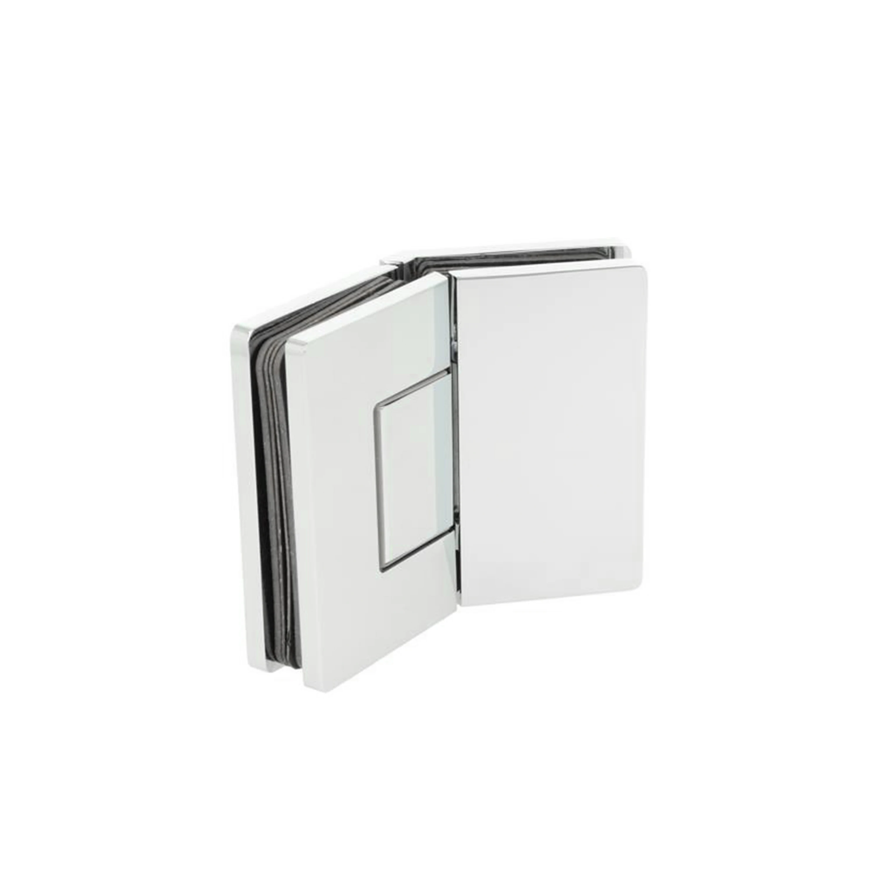 Unique Design 135 Degree Glass To Glass Shower Door Hinges Polished Heavy Duty Brass Shower Hinge For Hotel Project