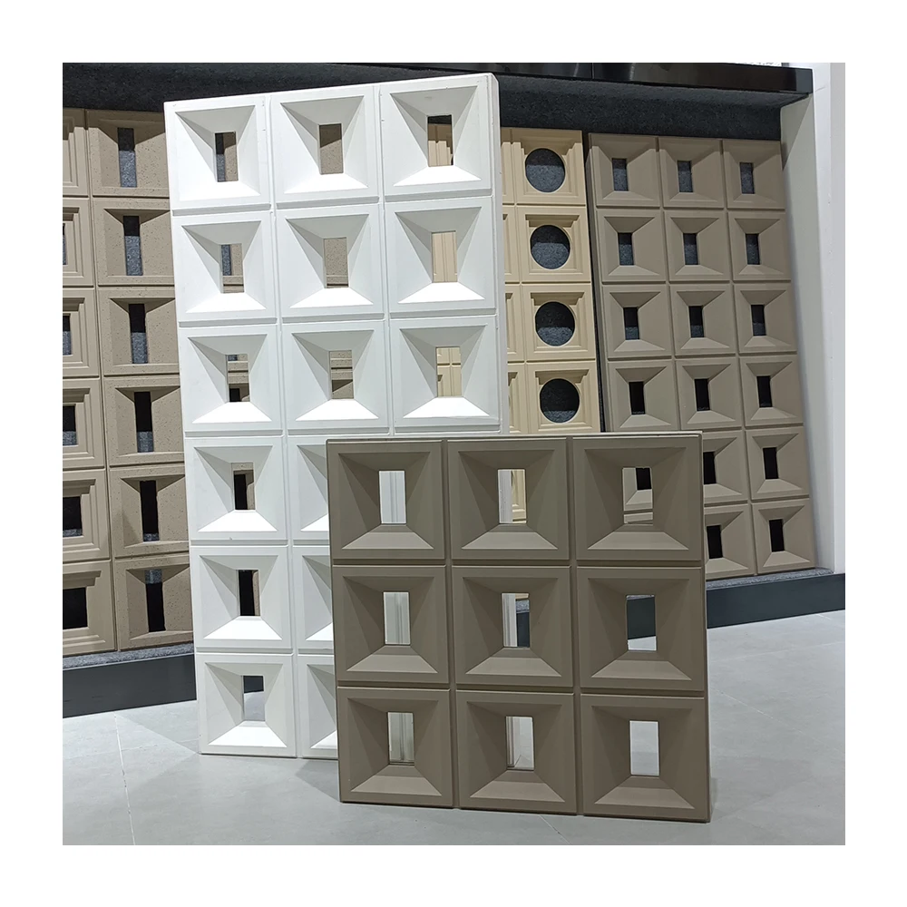 Double sided waterproof PU wall partition panel PU stone partition panels for office decor