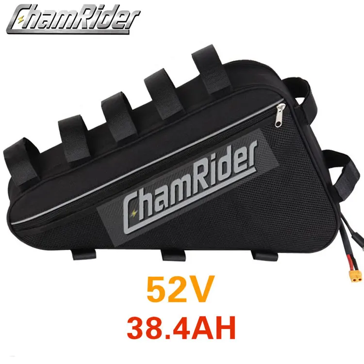 Оригинальный треугольный аккумулятор ChamRider 52 в для электровелосипеда большой емкости 250 Вт-1500 Вт сверхмощный Bafang 21700