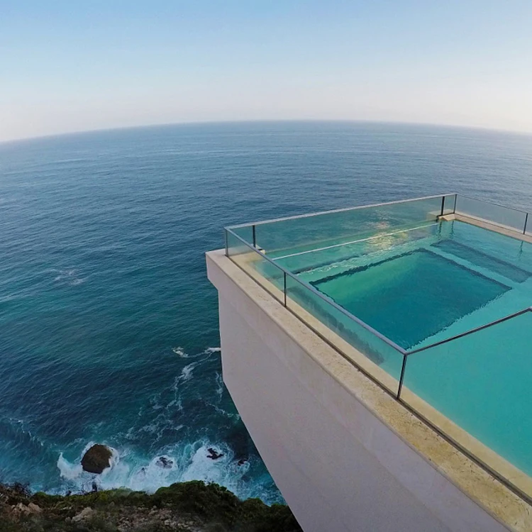 HUASHUAITE 30-year warranty Large Clear Swimming Pool Viewing Panel acrylic wall prices for pool above ground