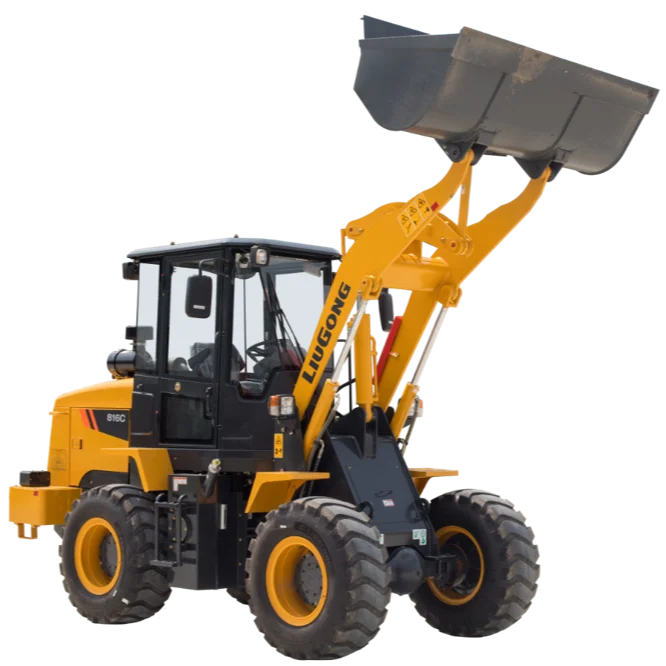 LiuGong mini front loader mini wheel loader Tire2 1.6ton earthmoving machinery 816C wheel loader